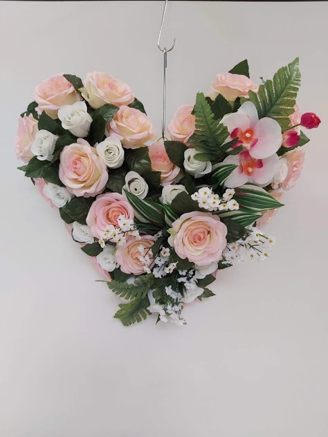 Cœur rose moyen